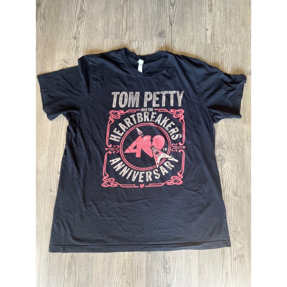 Tom Petty & The Heartbreakers 40th Anniversary Tour Men's T-Shirt Size XL
